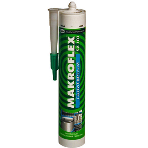 Makroflex Герметик Санитар. Силик.SX 101 белый 85 мл.