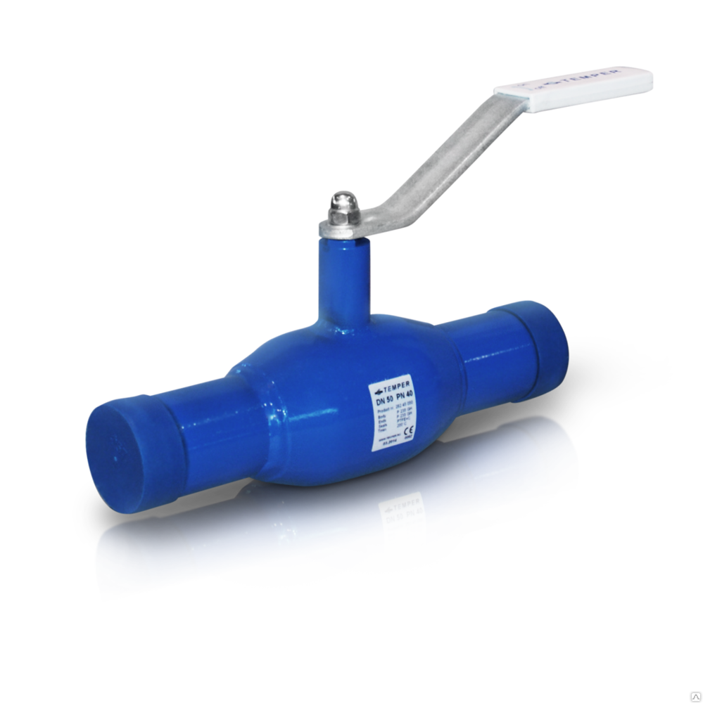 Кран шаровый Temper приварной стандартнопроходной ст.20 DN100 PN25
